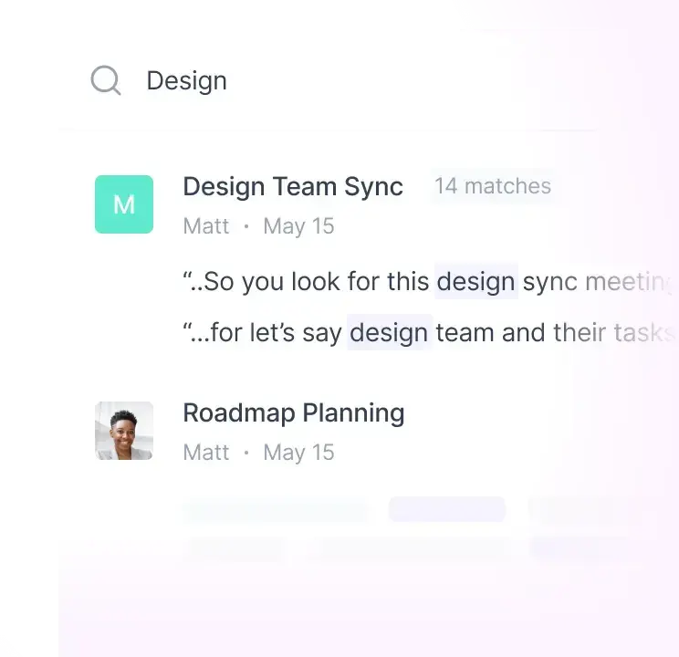 Meeting Search